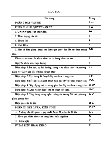 SKKN Một số biện pháp giúp trẻ 24-36 tháng tuổi học tốt Âm nhạc qua hoạt động dạy hát